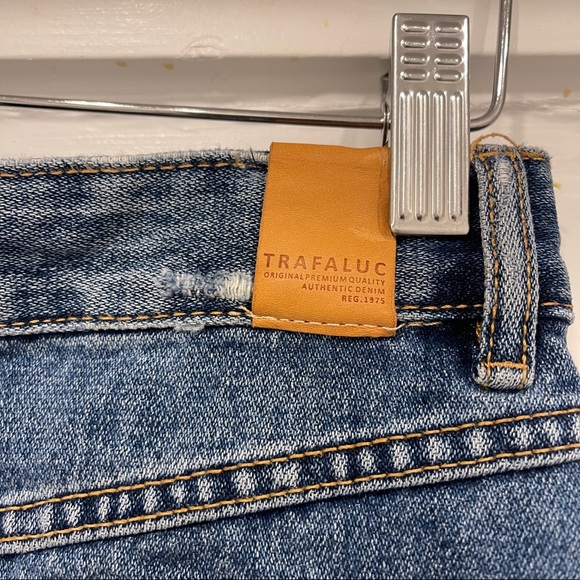 Zara Denim Stripe Mini Skirt - Picture 5 of 7